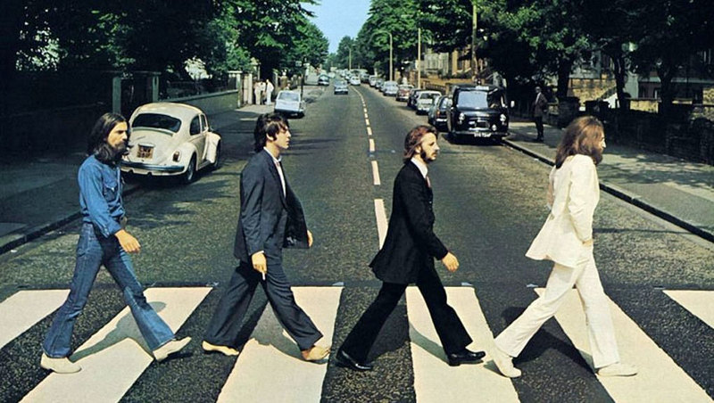 The Beatles на Abbey Road в Лондоне