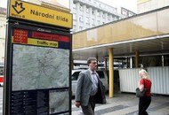 Закрытие станции метро Narodní třída в Праге