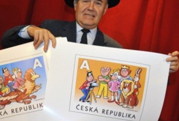 Чешская почта выдала первую кинематографическую марку к выходу мультфильма с героями «Четырехлистника» 