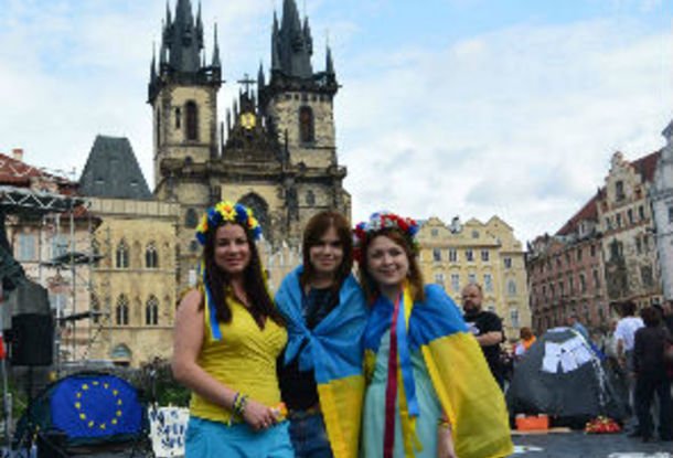 В Праге поддержали Марш мира