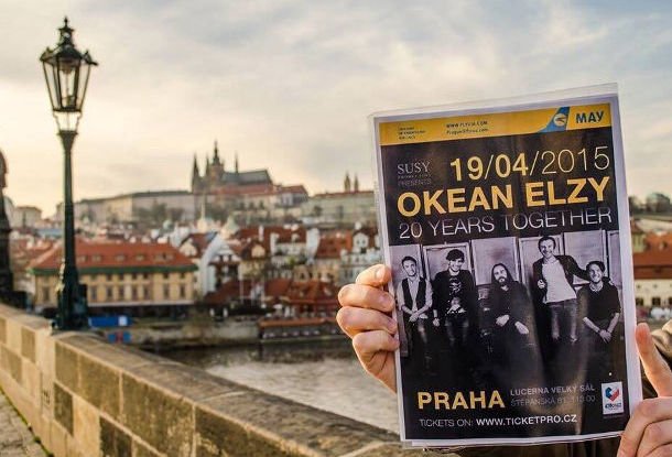 Розыгрыш билетов на концерт группы Океан Эльзы в Праге