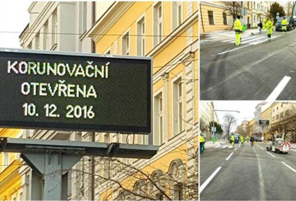 Конец пробкам у Дейвице: в Праге открыли улицу Коруновачни