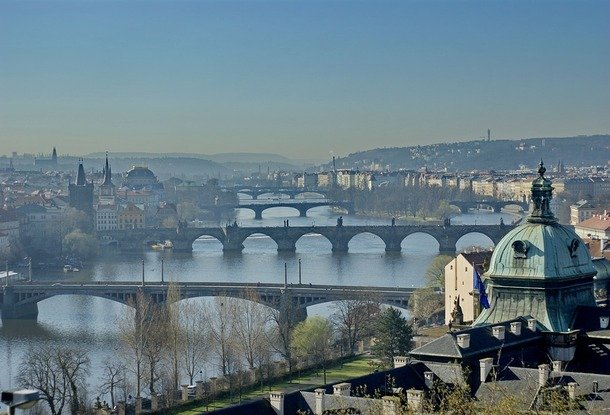 Либеньский мост в Праге закрыли на ремонт