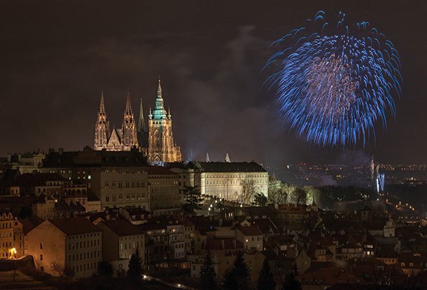 На новогодний салют в Праге собрали 38 тысяч из полумиллиона крон