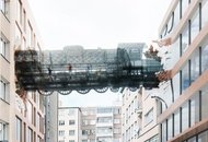 Давид Черны построит в Праге пешеходный мост в виде старинного локомотива