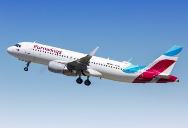 Самолеты Eurowings будут летать из Праги на Кипр, в Рим и Португалию