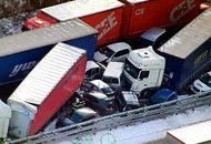 Ущерб после крупной аварии на шоссе D5 в Чехии превысил 11 миллионов крон (ВИДЕО)