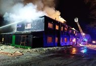 В Кромержижском крае сгорел известный туристический ресторан Tesák