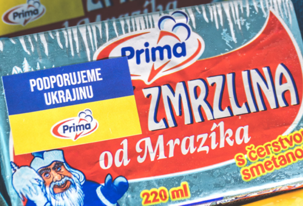 Ruská zmrzlina в Чехии будет переименована в украинское мороженое