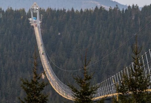 На следующей неделе в Чехии откроется самый длинный подвесной мост в мире
