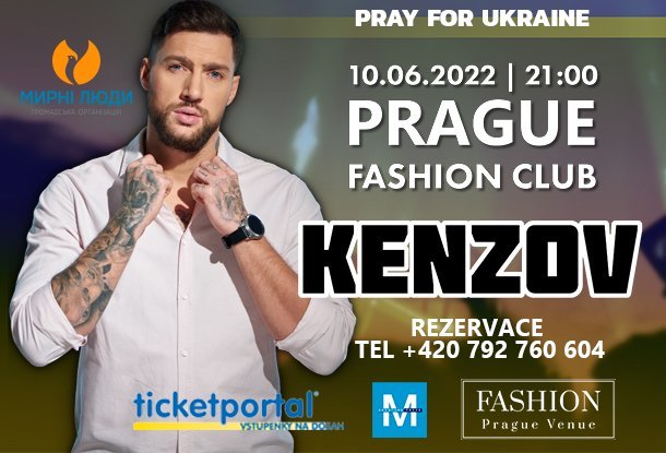 «Pray for Ukraine» — концерт Олега Кензова в Праге