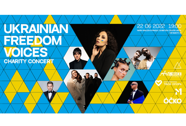 Благотворительный концерт Ukrainian Freedom Voices в рамках Metronome Prague