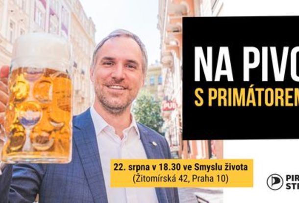 Мэр Праги пригласил жителей столицы на пиво