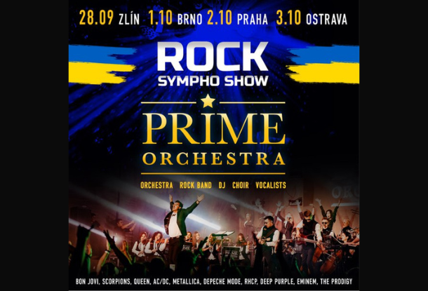 Концерты Prime Orchestra в городах Острава, Злин, Брно и Прага!