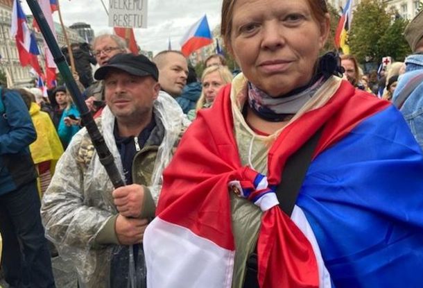 В Праге вновь прошла антиправительственная демонстрация «Чехия на первом месте»