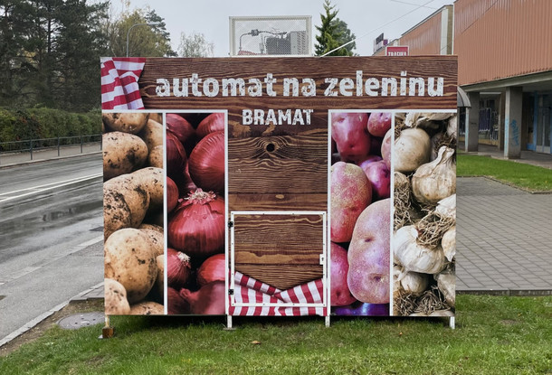 Первый автомат по продаже овощей появился в Брно