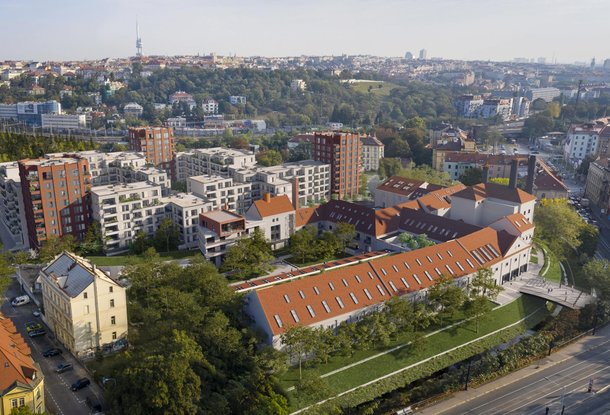 Nuselský pivovar — новые квартиры вместо промышленной зоны 