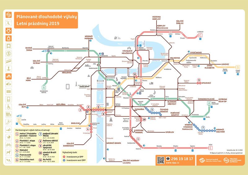 Карта ремонта маршрутов общественного транспорта